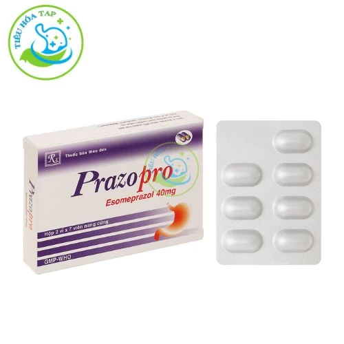 Prazopro 40mg - Hộp 2 vỉ x 10 viên